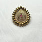 Antique Kemp Teardrop Hair Brooch