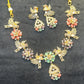 Parindey Floral Fusion Necklace Set