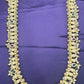 Temple-Style Long Haar with Gold-Tone Motifs & Gem Accents