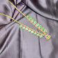Green & Pink Traditional Haar