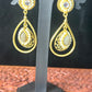 Royal Teardrop Pearl & Stone Earrings