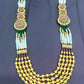 Heritage Multi-Layer Bead Necklace with Floral Discs