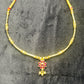 Floral Pendant Short Mangalsutra Necklace