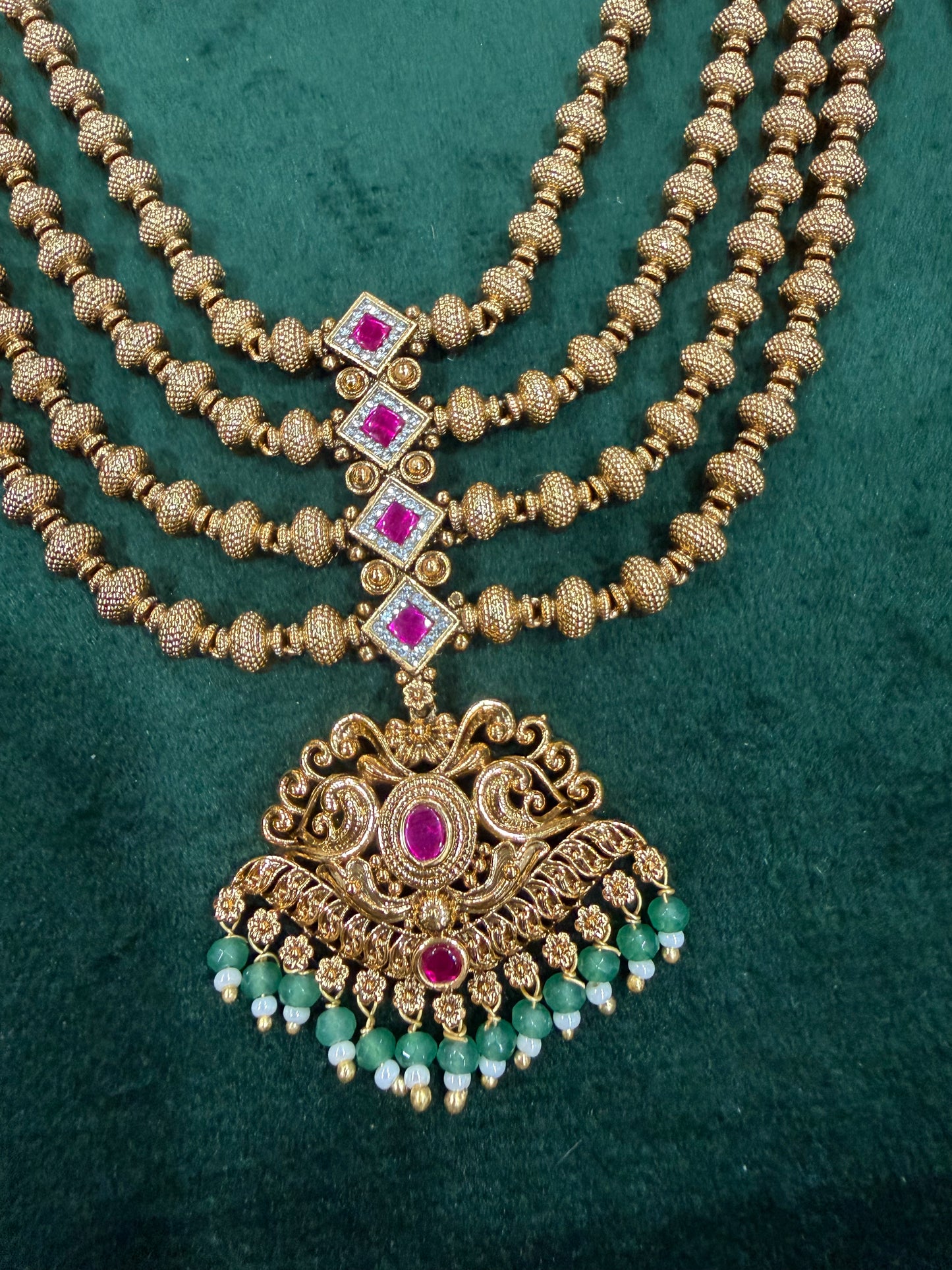 Rajwada Panchladi Haar Set