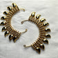 Polished Gold Finish Traditional Ear Cuffs – Leaf Motif Design