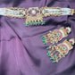 Pearl & Kundan Waistbelt with Earrings