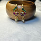 Multicolor Kundan Bugdi Earrings