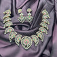 Radiant Fan Motif Necklace Set