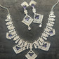 Violet Luxe Square Cut Necklace Set