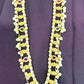 Pearl & Stone Traditional Haar with Half-Moon Pendant