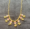 Floral Ruby Drop Maharashtrian Necklace