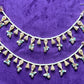 Traditional Pearl & Ghungroo Style Ear Chains (Kaanchain Pair)