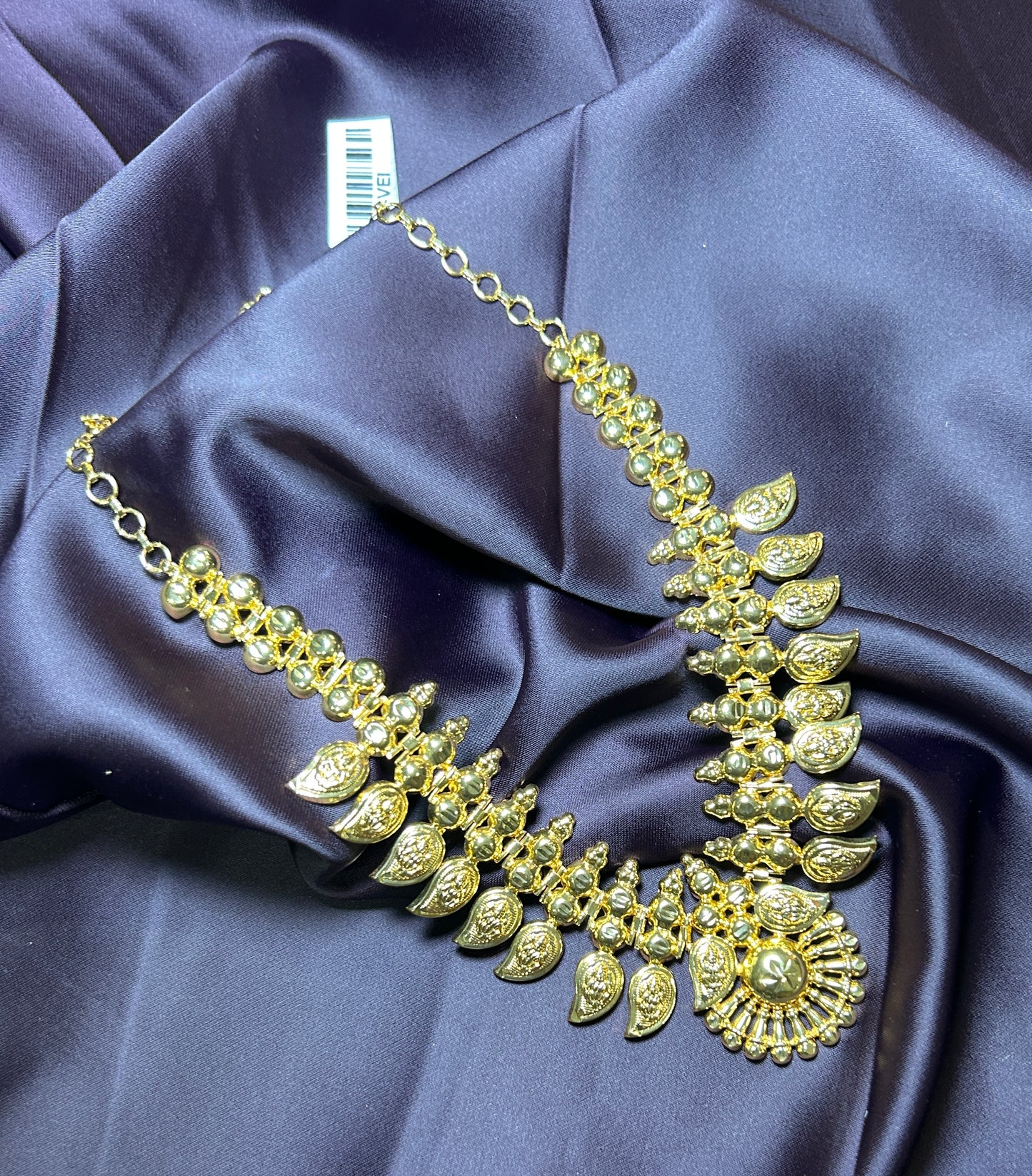 Peacock Motif Heritage Temple Necklace