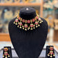 Ruby Floral Kundan Choker Set
