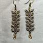 Diamond Vine Hook Earrings with Kana Chain Connector Loops