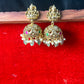 Antique Lakshmi Temple Jhumka Earrings