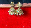 Antique Lakshmi Temple Jhumka Earrings