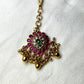 Mini Floral Kundan Maang Tikka with Golden Ghungroos