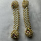 Lotus Pearl Line Earrings – Pakke Style