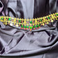 Temple Waist Belt / Vaddanam with Green & Coin Motifs