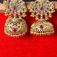 Temple Inspired Antique Jhumka Earrings