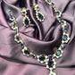 Royal Sapphire Blue Necklace Set