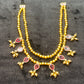 Double Layer Teardrop Ruby Maharashtrian Necklace