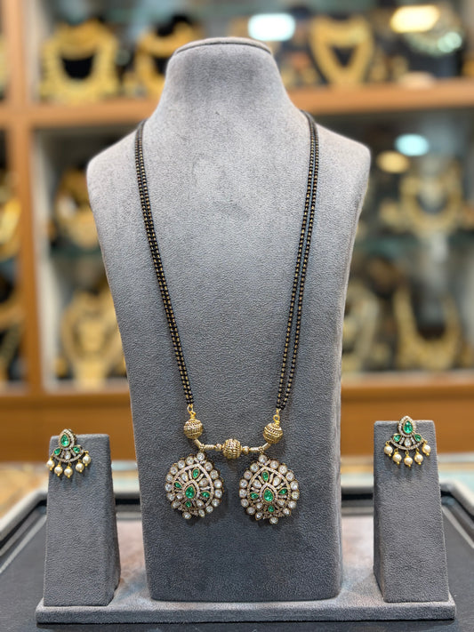 ✨ Designer AD Stone Mangalsutra Set ✨