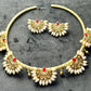 Crescent Pearl Hasli Necklace Set