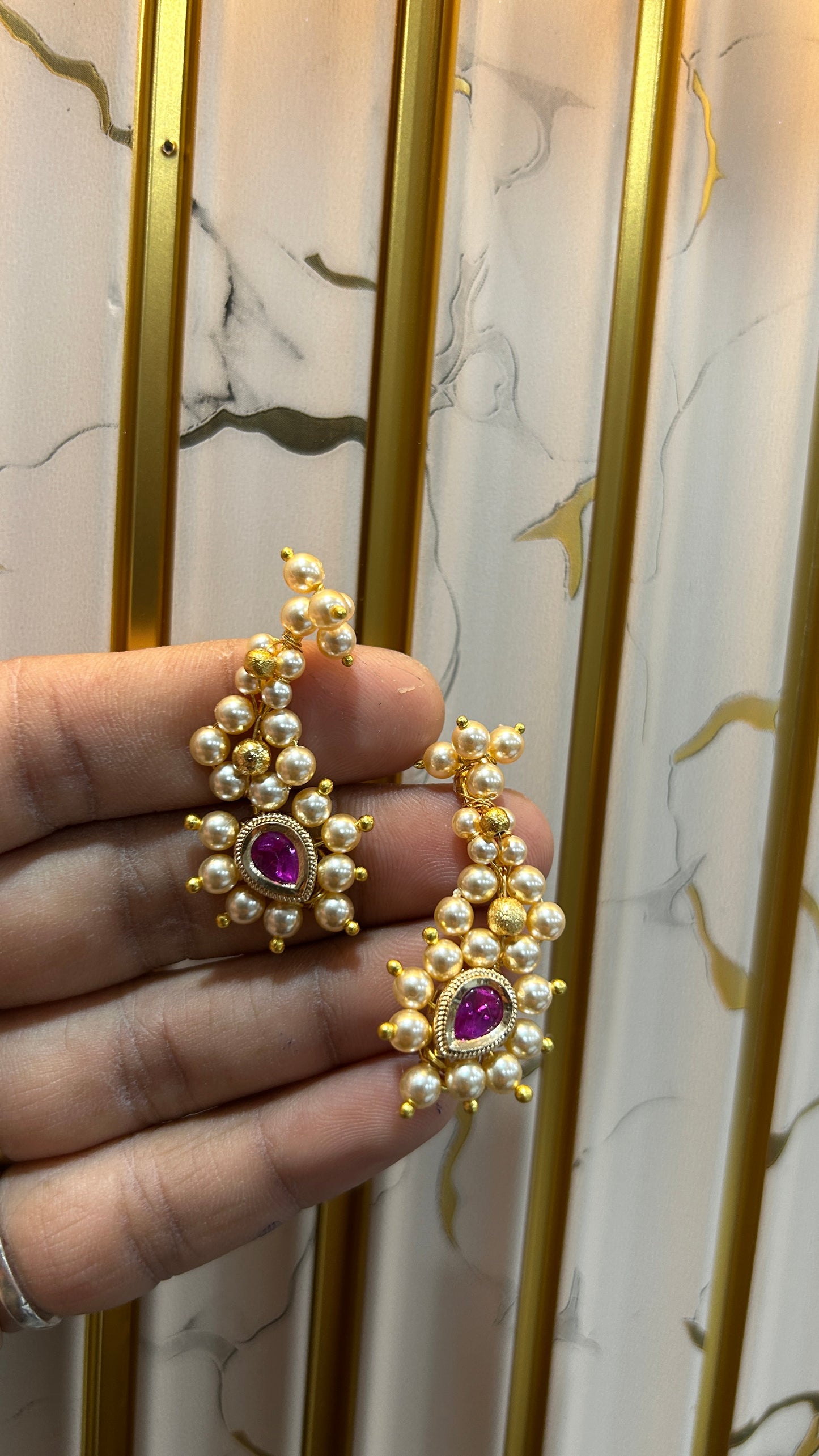 Small Swarovski Nath Earcuff