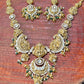 Antique Goddess Lakshmi Temple Necklace Set