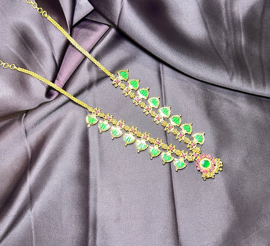Green & Pink Traditional Haar
