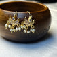 Chand-Shaped Stone Studded Bugdi Earrings