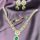 Floral Charm Necklace Set (Interchangeable Stones)