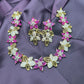 Ruby Blossom Necklace Set