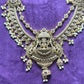 Antique Temple Jewellery Necklace Set with Goddess Lakshmi Motif