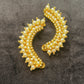 Golden Pearl Curve Ear Cuffs