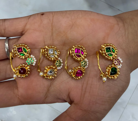 Peshwai Paan Nath( पेशवाई पान नथ )