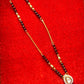 Mangalsutra with Tear-Drop Diamond Look Pendant