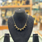 Minimal Emerald Drop Necklace