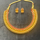 Rajlaxmi Antique Temple Necklace Set