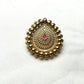 Antique Kemp Teardrop Hair Brooch