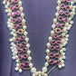 Pearl & Ruby Stone Haar with Grand Pendant