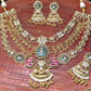 Heritage Meenakari Temple Necklace Set