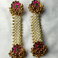 Floral Pakke Pearl Earrings