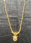 Heritage Ruby & Gold Bead Necklace