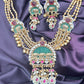 Royal Temple Elephant Motif Necklace Set