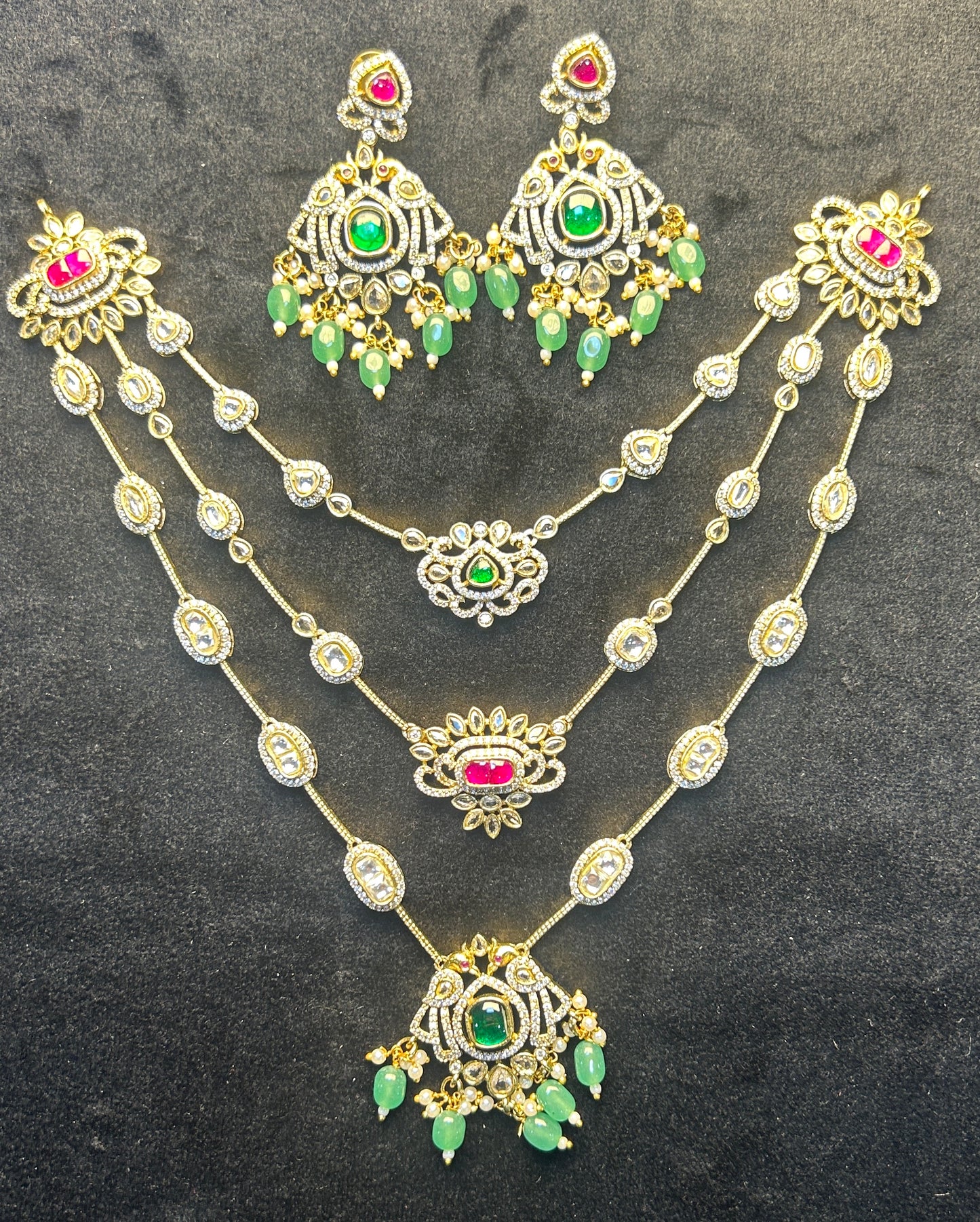Rajwada Heritage Layered Haar Set