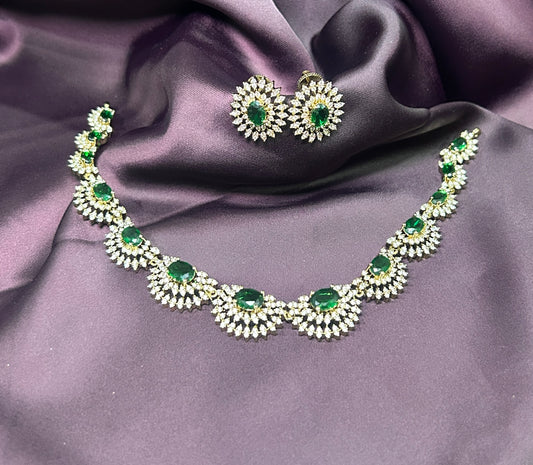 Emerald Radiance Necklace Set