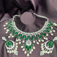 Emerald & Pearl Royal Bridal Set
